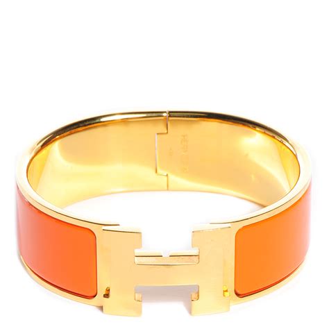 hermes orange bracelet